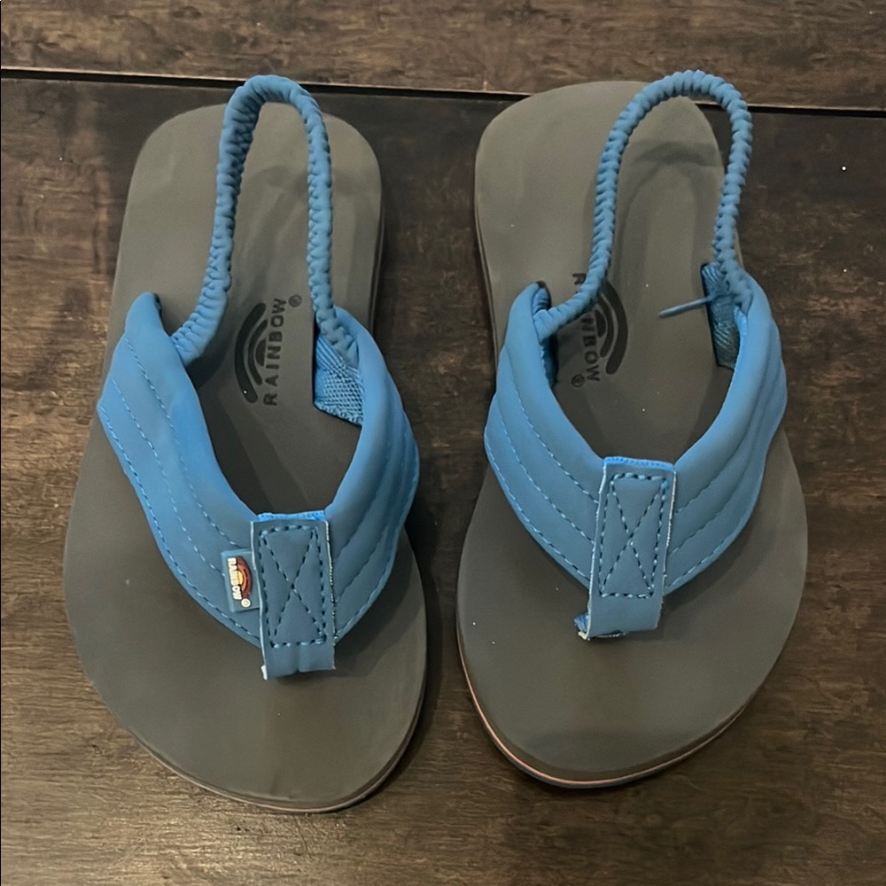 Rainbow Kids Blue Sandals